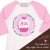 personalized it's my first valentine's day pink/white 3/4 raglan - mommy's little cupcake, daddy's little sweetie - it's my first valentine's day