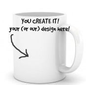Personalized you create the design coffee mug